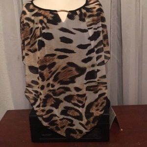Woman’s Leopard Print Blouse